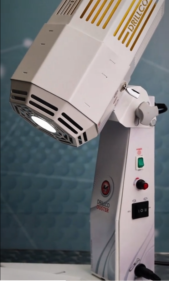 Suctor de partículas DRILLCO DUSTER con filtros HEPA